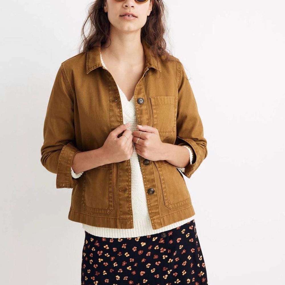 Madewell brown chore jacket
